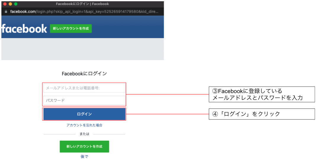 canvaのfacebook登録2