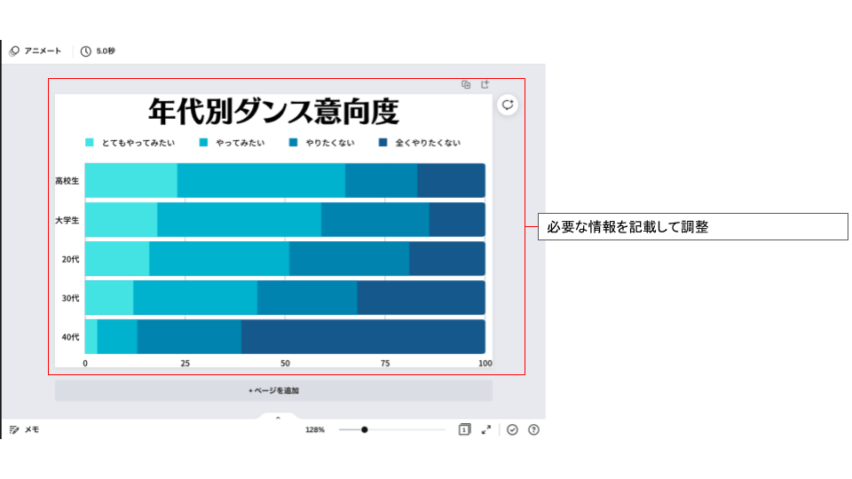 CanvaでGoogleスプレッドシートを使う表の作り方8